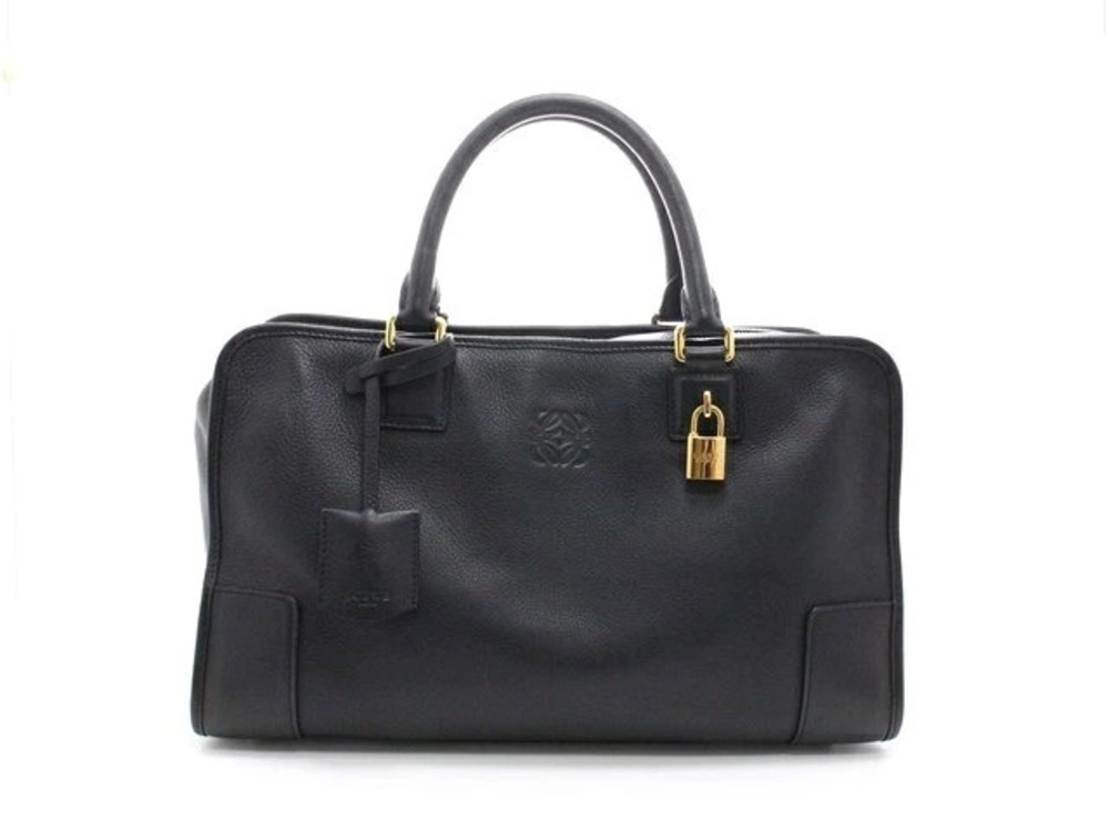 Loewe Amazona handbag black leather